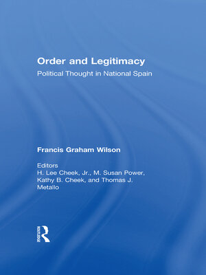 cover image of Order and Legitimacy